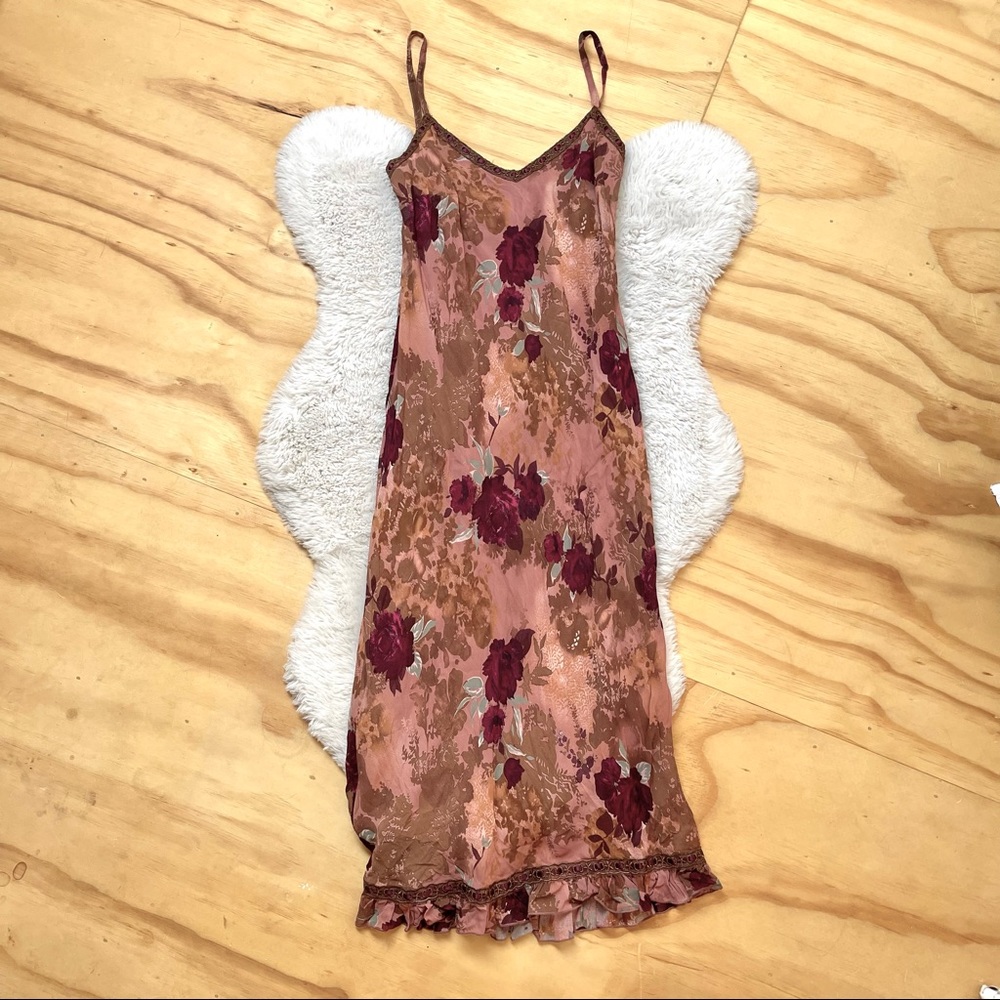 Cool & Chic Smocked Floral Maxi Dress